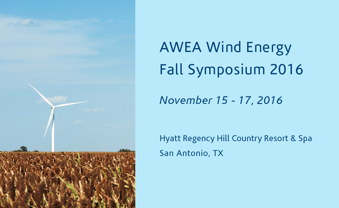 News for AWEA Fall Symposium
